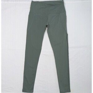 VS Sport High Waist Ankle Leggings Dark Green M Athletic Stretch